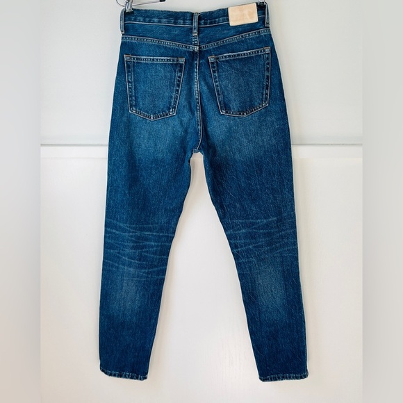 Everlane The 90s Cheeky High Rise Destructed Blue Jean - Picture 10 of 13